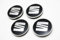 Original Zubehör Seat - Set 4 Abdeckkappen Center Rad Abdeckung Legierung, 5F0601171CBX