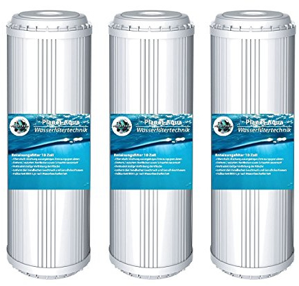 Planet-Aqua 5 x EISENFILTER 10 Zoll Iron Remover Vorfilter Kartusche Wasserfilter Brunnenwasser Regenwasser Filter Patrone Rost Pool Wasser