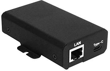 Coolgear PoE to USB-C PD Power Adapter 50W with Gigabit Ethernet & Smart Power Management