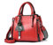 BUKESIYI Damen Tasche Umhängetasche Handtasche Frauen Klein Schultertasche Weekender Lack PU Leder DE77139 Weinrot