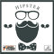 Sauer &Tröger Tischtennis Belag Halb Lange Noppe | Hipster | Rot, Schwarz | 1,1 1,5 1,9 (Schwarz, 1,1 mm)