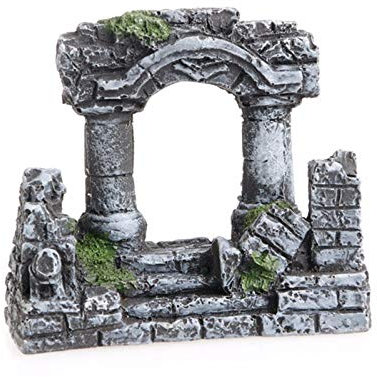 DaMohony Aquarium Römische Säulen Ruinen Miniaturen Römische Säule Dekor Aquarium Felsen Ruinen Aquarium Dekoration für Wasserlandschaft