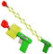 Zonster 1pc Shooter Retractable Faust Shooter Trick-Spielzeug-lustiges Kind Kind-Plastik Partei-Festival-Geschenk Klassische Elastic Teleskop Faust (gelegentliche Farbe)