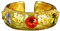 NicoWerk Damen Silberring mit Stein aus 925 Sterling Silber Golden Rustikal Matt Ausgefallen Bandring Zirkonia Verstellbar Offen SRI648