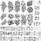 Metuu 70 Sheets Waterproof Temporary Tattoos Stickers for Men, Women, Boys and Girls, Roses Peony Butterfly Wing Body Hand Shoulder Arm Leg Half Sleeve Realistic Fake Tattoos