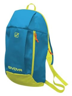 givova Mochila Capo, unisex Rucksack, Azul/Amarillo Neón.,