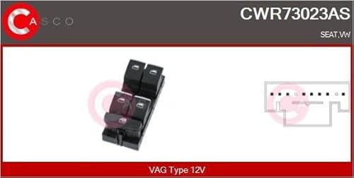 Casco CWR73023AS Schalter Glasheber Vag