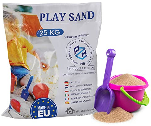 sarcia.eu Arena Lavada para el arenero 0-2 mm con Certificado 25kg