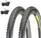 ECOVELO 2 neumáticos MTB 29 x 2,10 + cámaras con válvula Presta neumáticos montados para bicicleta de montaña, goma rígida Cross Country