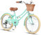 Glerc Missy 20 Zoll Mädchen Cruiser Kinder Fahrrad 6-Gang Teen Hybrid City Fahrrad für Jugend Alter 6 7 8 9 10 11 12 Jahre alt mit Weidenkorb & Leichtgewicht, Mintgrün