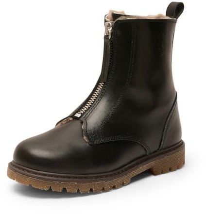 bisgaard Nora Lamb Fashion Boot, Black, 38 EU
