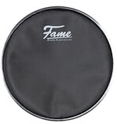 Fame FMHD08 8-Zoll Mesh Head, Noiselezz Black, Doppellagig, E-Drum Mesh Head geeignet für elektronische Schlagzeuge