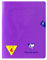 Clairefontaine 373751AMZC Un lot de 4 Cahiers Agrafés Mimesys - 17x22 cm - 48 Pages Grands Carreaux - Papier Blanc 90 g - Couverture Polypro - Couleur : Violet