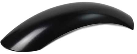 Cafè Race Schutzblech hinten Motorrad aus schwarz lackiertem Stahl glänzend 135 x 360 mm