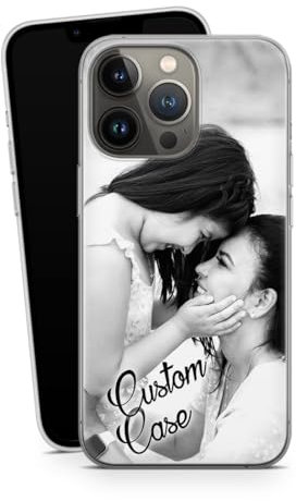 Personalisierte Hülle für das iPhone 12/12 Pro Langlebige TPU Silikon Handyhülle | Gestalten Sie Ihre Idee mit Bild Foto Logo Text und Namen - EIN Bild Layout