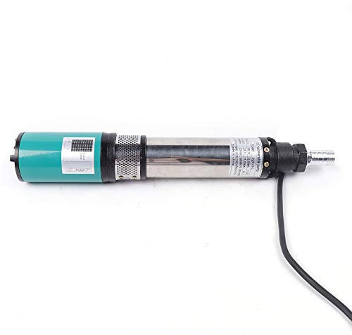 SOLOCJNL Deep Well Pump, 320 W DC24 V Solar Water Pump 5 m³/h Deep Well Borehole for Factories, Farmland, Ranch, Irrigation Use