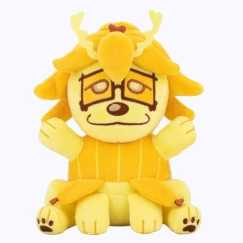 RDCIRP Neue Regretavator Plüsch Spielzeug, weiche gefüllte Split Cartoon Anime Plüsch Figur Puppe, niedliche Tier Bive Plüsch Kissen für Game Lovers Geschenke(Gelb)