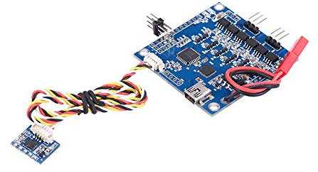 Qukaim Brushless Gimbal Controller 2-Achsen Brushless Gimbal Controller Board, großer Strom Gimbal Driver mit Sensor für verbesserte Stabilität, kompatibel mit verschiedenen Gimbals