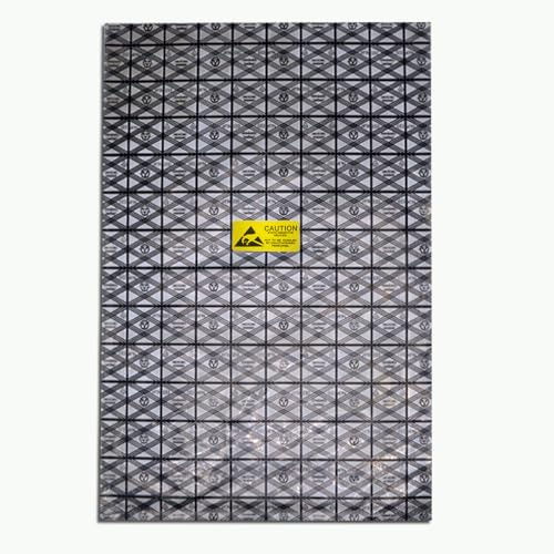 Daarcin 10pcs 16X24in Open Top Super Large ESD Anti Static Bags | Large ESD Bag with Anti-Static Labels Antistatic Bags for Motherboard Video Card LCD Screen Electronic Device