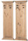 clever-moebel 2er Set Wandgarderobe im Landhausstil, Garderobe, Wandpaneele (Natur gelaugt)