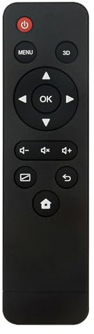 Replace Projector Remote fit for Vankyo Pocket Burger 101, EUG Mini E3, Rigal RD-606 Mini LED LCD Portable Projector (STV383E)