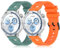 DHWGang 2 Pezzi Cinturini Compatibili con Huawei Watch GT 5/4/3/2 46 mm, Braccialetti di Ricambio in Silicone per GT5 PRO 46mm Cinturini Sportivi, 22mm