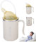 Wedhapy Adult Sippy Cup for Elderly Spill Proof, 400ml Stainless Steel Cups with Lids and Straws, 3-in-1 Dysphagia Cups for Adults
