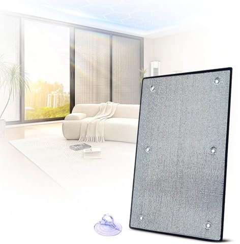 Film Fenetre Refroidissement avec Ventouse Film Anti Regard Réfléchissant D'isolation Thermique Film De Protection Solaire Occultante pour Vitrage en Aluminium