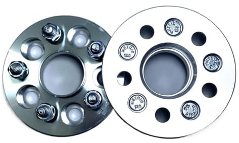 Adaptateur De Roue PCD 5x100 Vers 5x114,3 2 Pièces 25 Mm Moyeu 57,1-67,1 Mm Goujons De Roue M12x1,5 Élargisseurs Voie