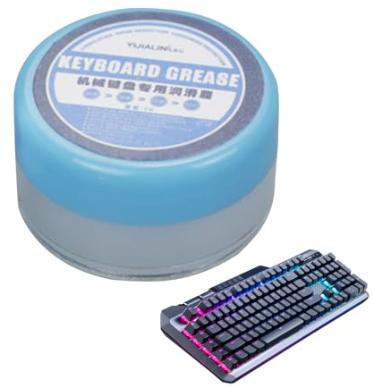 Grease, mechanical keyboard lubricant, keyboard lubricant, 5G 30G anti-rust, easily applied, , compatible with various models, players and dicts