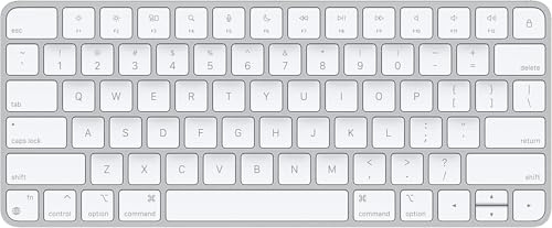 2021 Apple Magic Keyboard mit Touch ID (QWERTZ Deutsch) Silber (Generalüberholt)