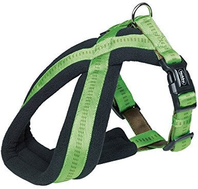 Nobby Komfort Geschirr Soft Grip, grün Bauch: 35-50 cm, B: 25/50 mm, 1 Stück