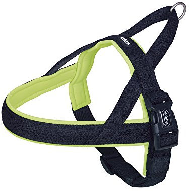 Nobby Norwegergeschirr Mesh Preno, neon gelb L: 68-85 cm + 54 cm, B: 40/45 mm, 1 Stück