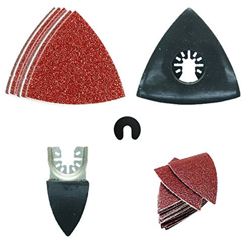 44 x TopsTools DRFAKA44SKA Fast Fit Sanding Kit Compatible with Dremel Multimax Multi-Max MM20, MM30, MM40 and MM45 Multitool Multi Tool Accessories