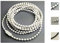 EFIXS Rollokette aus PVC (Bedienkette) – mit Kettenverbinder - Bedienlänge 200 cm (Umlauf 400 cm) - 4,5 x 6 mm - für Rollos, Jalousien, Lamellenvorhänge, Farbe: Weiss