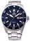Orient Herren Analog Automatik Uhr mit Edelstahl Armband RA-AA0009L19B
