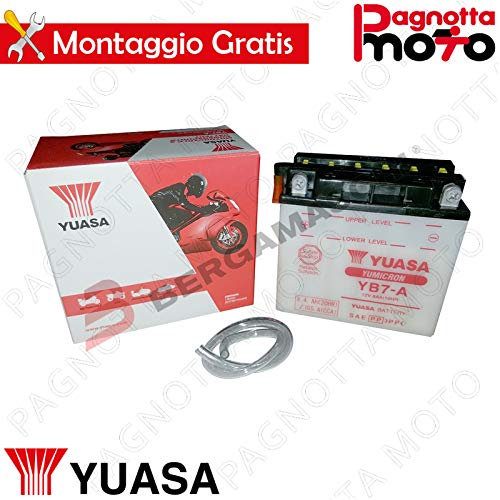 Batterie YUASA YB7-A GILERA TYPHOON 125 1995>1998