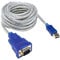 DTech USB to RS232 DB9 Male Serial Port Adapter Cable 3m with FTDI Chipset Supports Windows 10 8 7 and Mac Linux