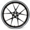 Felgenrandaufkleber Felgenrand Stripes Breite 7mm Matt Glanz Carbon mit Montagetool 16 17 18 19 Zoll Zubehör für Auto Motorrad Felgen Aufkleber (Weiß Glanz)