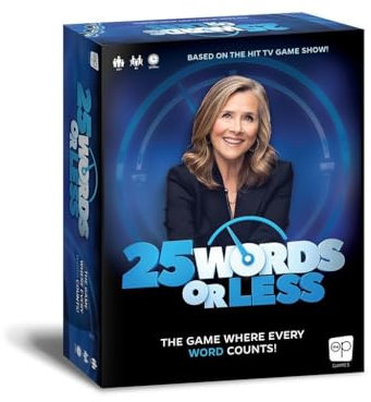 USAopoly | 25 Words or Less | Board Game | Ages 10+ | 4+ Players | 30+ Minutes Playing Time