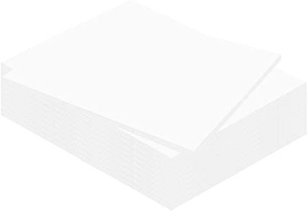 Kangaro Placa de espuma blanca 50 x 70 cm – 10 mm – Pack de 10 unidades – DIY para manualidades, presentación, modelismo, paspartú