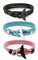 Yocoyee Whale Orca Schwanz Anker Schildkröte Haken Armband Nylon Polyester Seil Verstellbares Armband für Männer Jungen, 21.6 inches, Nylon; Polyester, Kein Edelstein