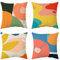 AKIS Home Kissenbezug 45x45cm 4er-Set abstrakte geometrische Muster Kissenbezüge für Wohnzimmer Schlafzimmer Wohndeko Vintage Kissenhülle…