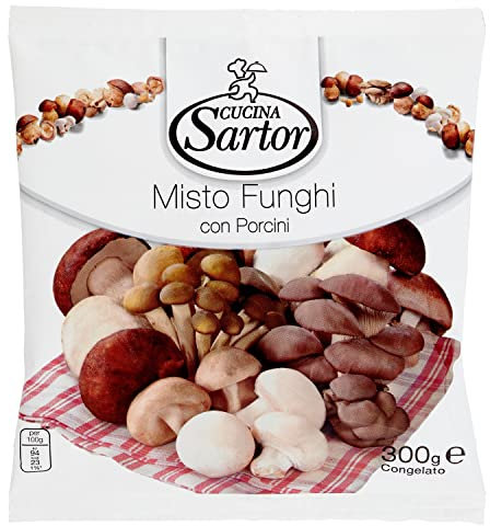 Cucina Sartor Misto Funghi con Porcini Congelato 300 g (Surgelato)