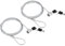 PATIKIL Laptop Cable Lock 6 Ft Security Cable, 2 Pack Hardware Anti Theft Lock with 2 Keys for Computer Monitors Notebook Other Devices, Silver