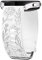 Mastten Sonneblume Gravierte Armband Kompatibel Mit Samsung Galaxy Watch 4/5/6 40mm 44mm, 20mm Weich Sport Silikon Ersatzarmband für Galaxy Active/Active 2/3 41mm/5 Pro/6 Classic, Weiss