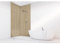 Panneau mural VIPANEL Rénovation rapide pour salle de bain, bois peuplier brillant 150 x 255 cm, ep. 3 mm