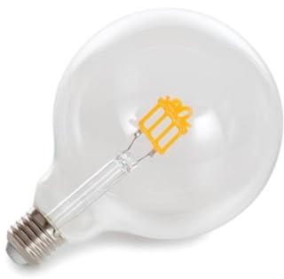 Vellight LED-Lampe in Glühlampenform, Geschenkverpackung, dekorativ, goldfarbenes Filament, 2 W, E27, 60 lm, Lebensdauer 25000 h