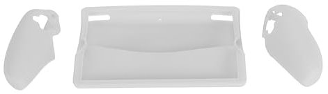 PS5-Controller-Schutzhülle, rutschfeste Weiche Silikon-Controller-Hülle mit Griffhüllen, für PS5 Portal Wireless Remote Player (Transparent)