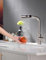 TIMACO Robinet de cuisine extensible pivotant à 360° - Mitigeur monocommande pour évier de cuisine - Nickel brossé